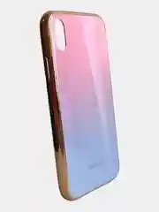 Аметистовый стеклянный чехол с рисунком принтом картинкой для iphone 11 pro max xs max xr 6s 7+ 8 plus