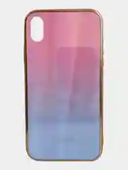 Аметистовый стеклянный чехол с рисунком принтом картинкой для iphone 11 pro max xs max xr 6s 7+ 8 plus