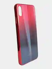 Багровый стеклянный чехол с рисунком принтом картинкой для iphone 11 pro max xs max xr 6s 7+ 8 plus