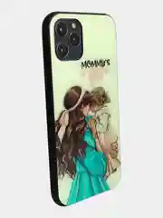 Зелёный хаки стеклянный чехол с рисунком принтом картинкой для iphone 11 pro max xs max xr 6s 7+ 8 plus