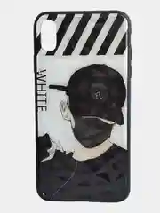 Коралловый меланж стеклянный чехол с рисунком принтом картинкой для iphone 11 pro max xs max xr 6s 7+ 8 plus