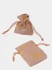 Мешочек льняной подарочный "Звёзды", 7x9см