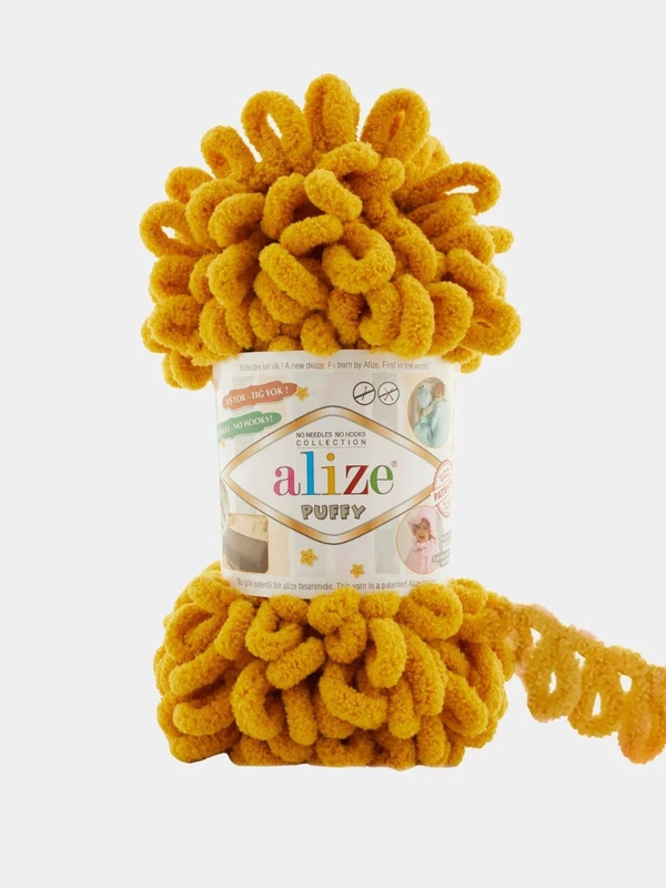 Пряжа Alize puffy петельки