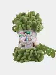 Лесной зеленый пряжа Alize puffy петельки