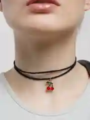 Серебряный чокер женский / цепочка / укарашение на шею / колье / кулон / ожерелье / подвеска