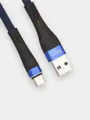 Синий кабель Hoco U39, Type-C, Micro USB, Lightning (iPhone)