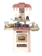 Детская игровая кухня Mini Chef Funky Toys, бежевая, 29 предметов, 45*21,5*62 см FT88358