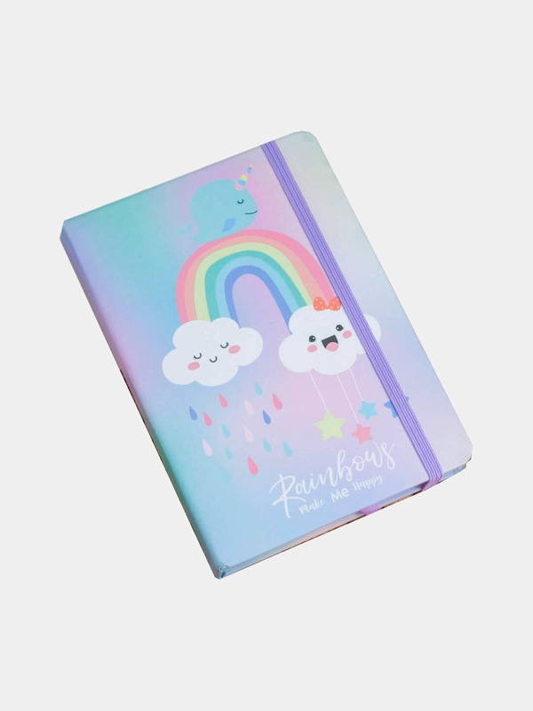 Блокнот "Whalecorn rainbow", А6