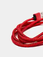 Белый магнитный кабель microUSB, type-C, Lightning