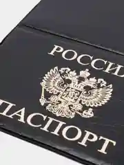 Обложка для паспорта с российским гербом