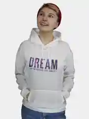 Белый худи "DREAM" (Толстовка с принтом "DREAM")