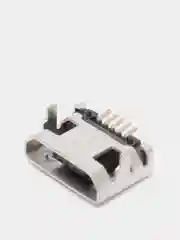 20 штук Гнездо micro-USB 5 контактов (нижнее крепление, 2 крепежа в плату 7.2мм)
