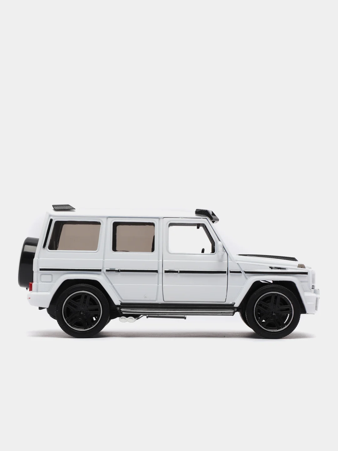 Белый машинка металлическая 1:24 Mercedes-Benz G-class Brabus 19 см, инерционная