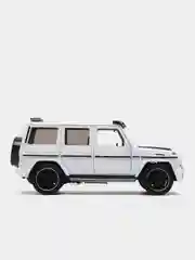 Белый машинка металлическая 1:24 Mercedes-Benz G-class Brabus 19 см, инерционная