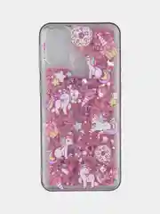Чехол для Samsung M31 Переливашка Единорог и пончики