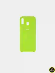 Салатовый защитный силиконовый чехол Silikone Cover для Samsung A40