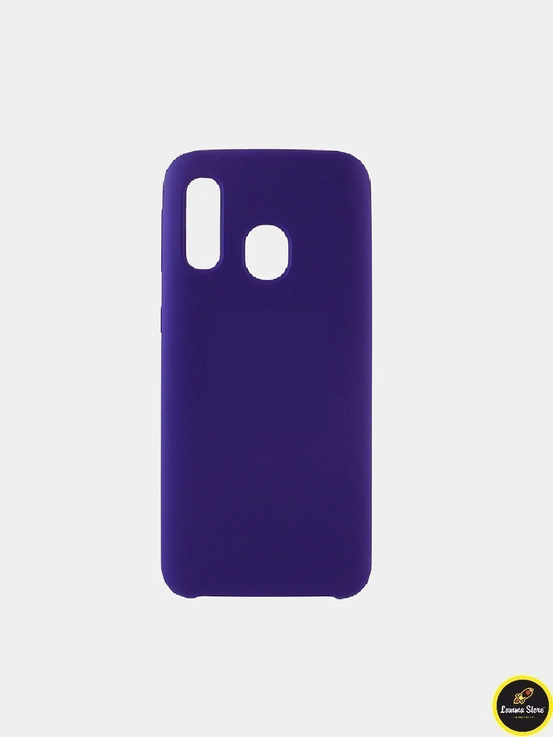 Темно-синий защитный силиконовый чехол Silikone Cover для Samsung A40