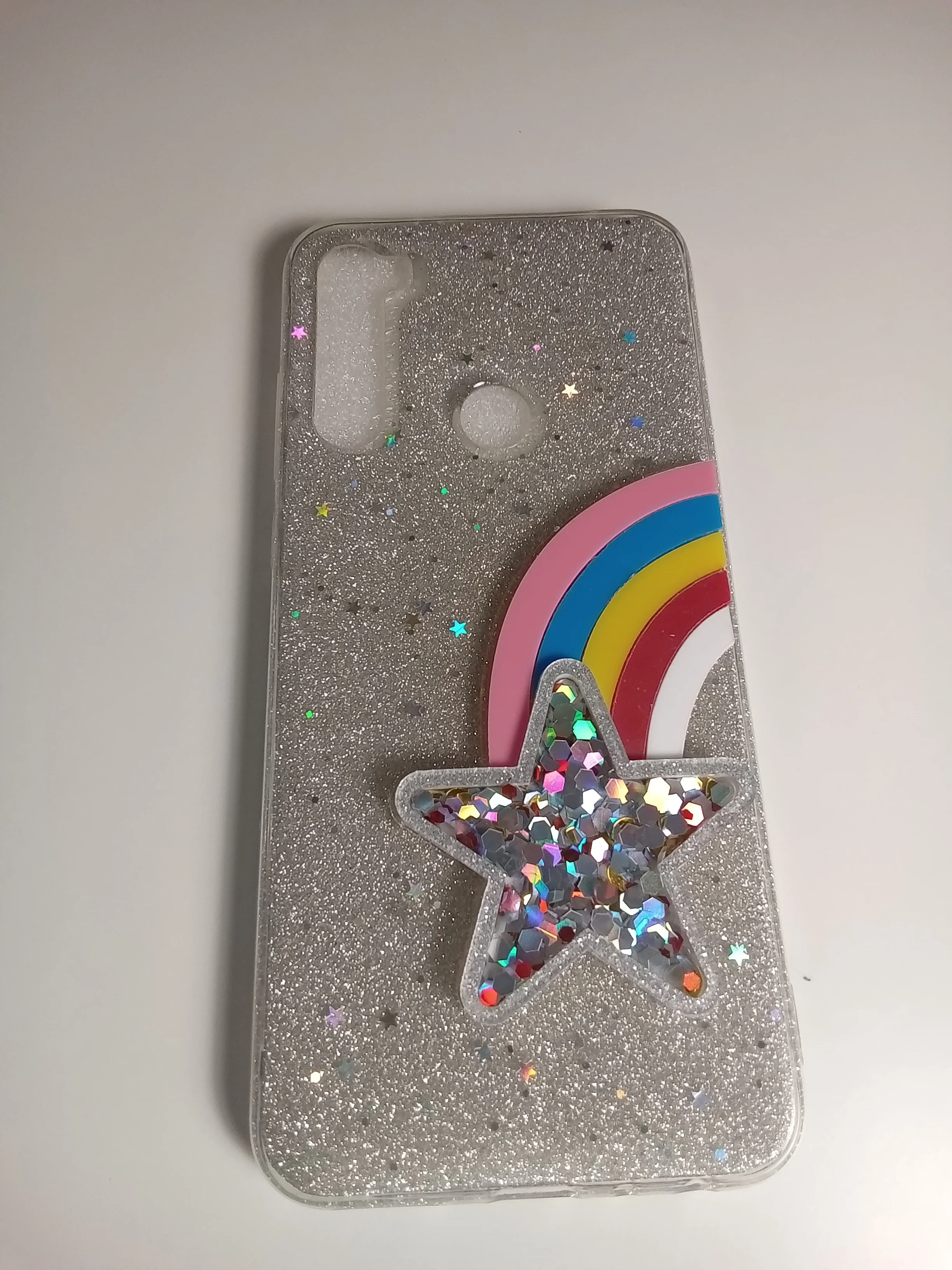 Серебряный чехол Redmi Note 8T