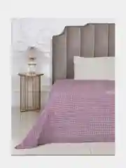 Коралловый меланж плед-покрывало "Кубик", 2 размера, разные цвета