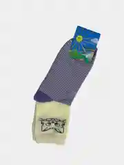 Коралловый носки с рисунком "кошка"