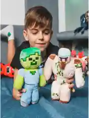 Бежевый мягкая игрушка персонажи Minecraft (Майнкрафт) плюшевый Крипер, Паук, Скелет, Странник др