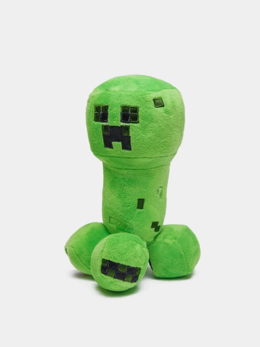 Зеленый мягкая игрушка персонажи Minecraft (Майнкрафт) плюшевый Крипер, Паук, Скелет, Странник др