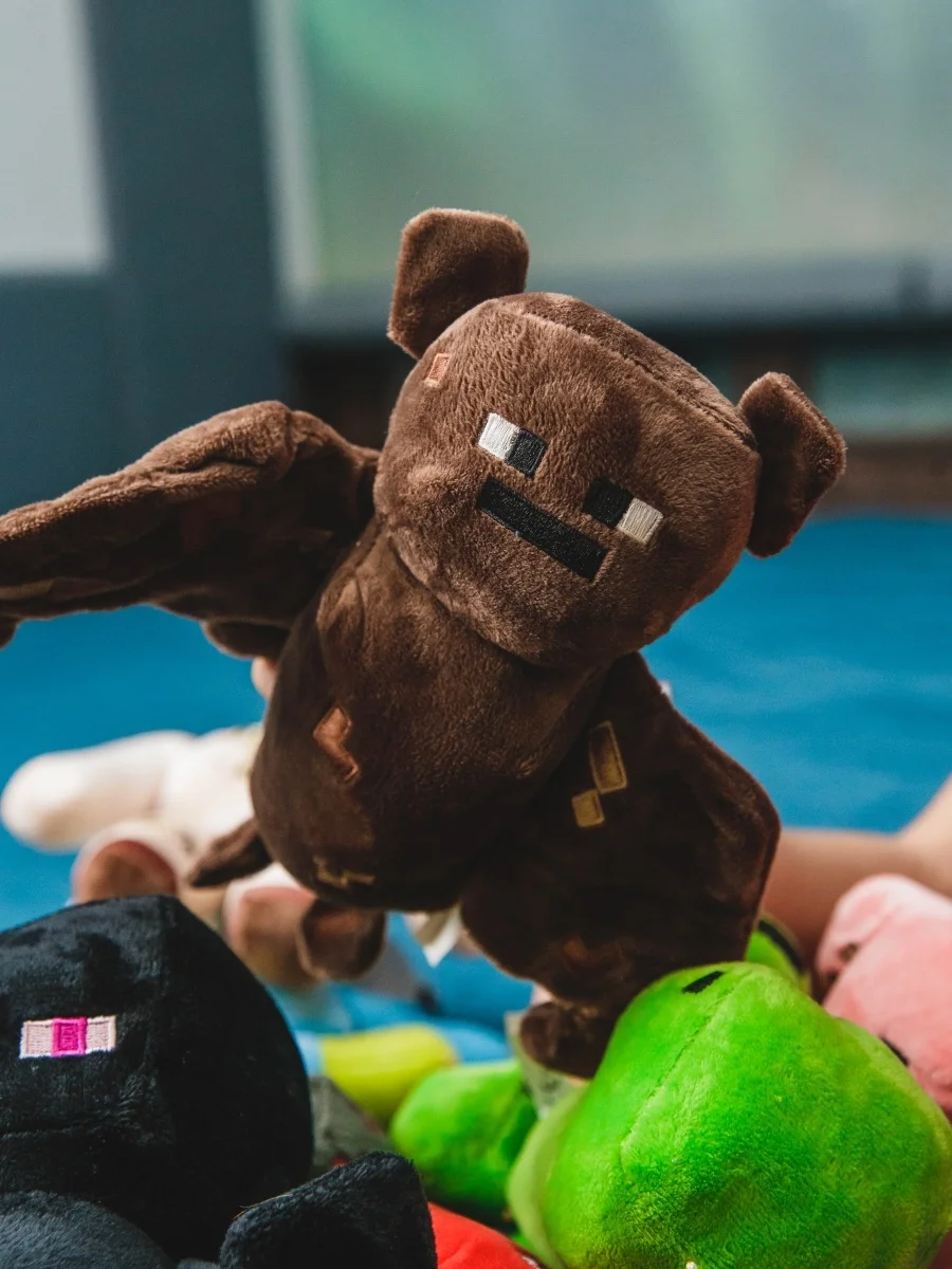 Коричневый мягкая игрушка персонажи Minecraft (Майнкрафт) плюшевый Крипер, Паук, Скелет, Странник др