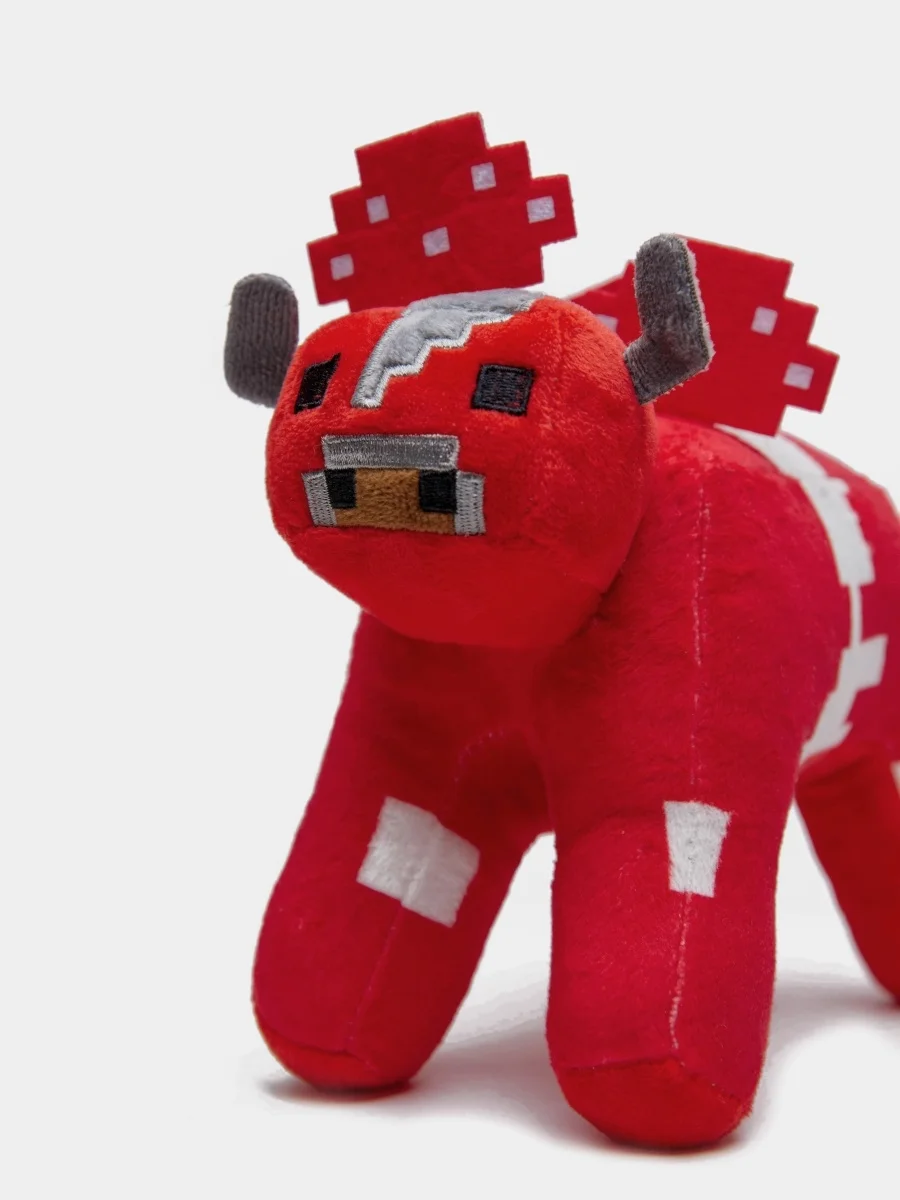 Красный мягкая игрушка персонажи Minecraft (Майнкрафт) плюшевый Крипер, Паук, Скелет, Странник др