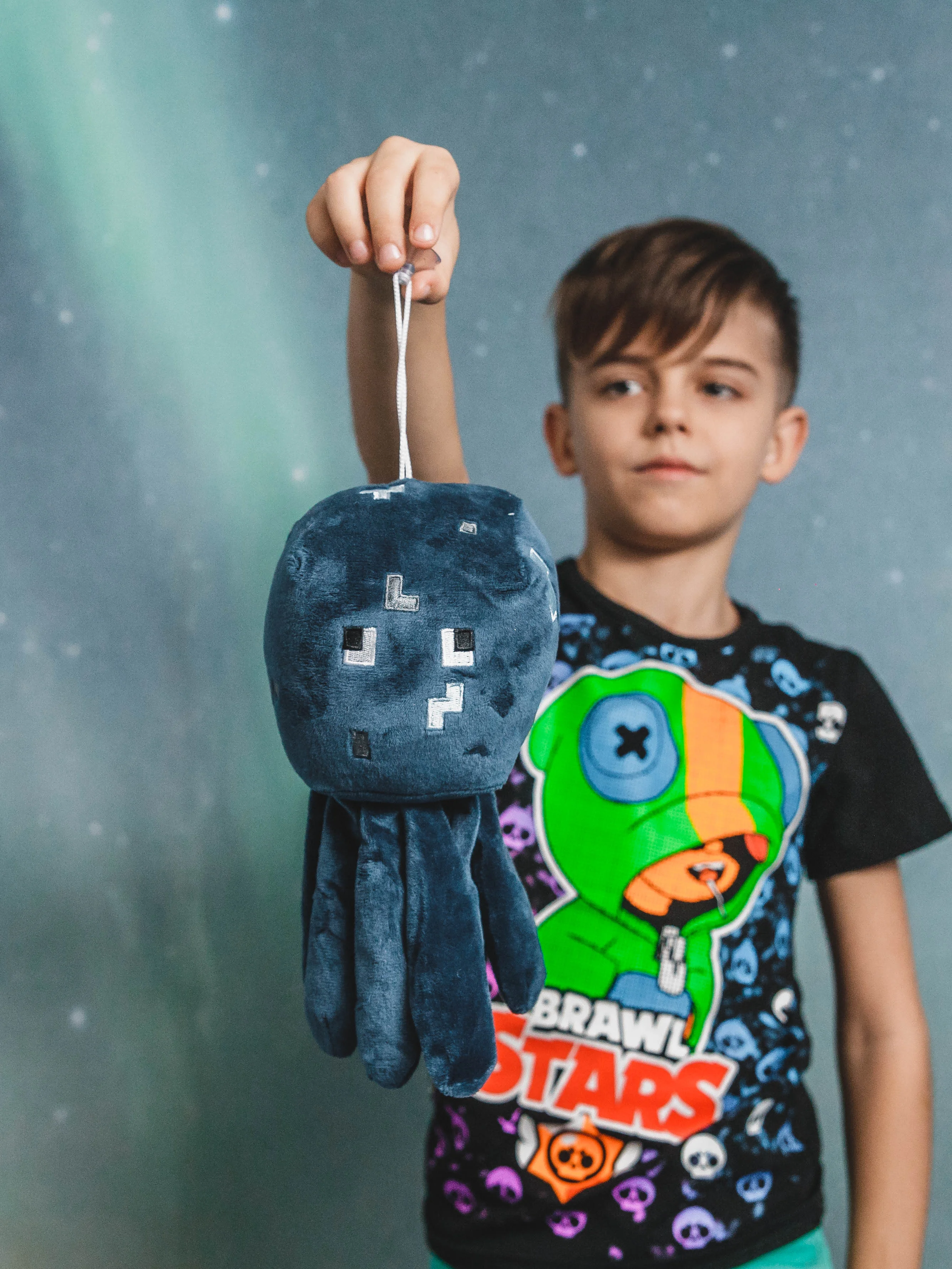 Серый мягкая игрушка персонажи Minecraft (Майнкрафт) плюшевый Крипер, Паук, Скелет, Странник др