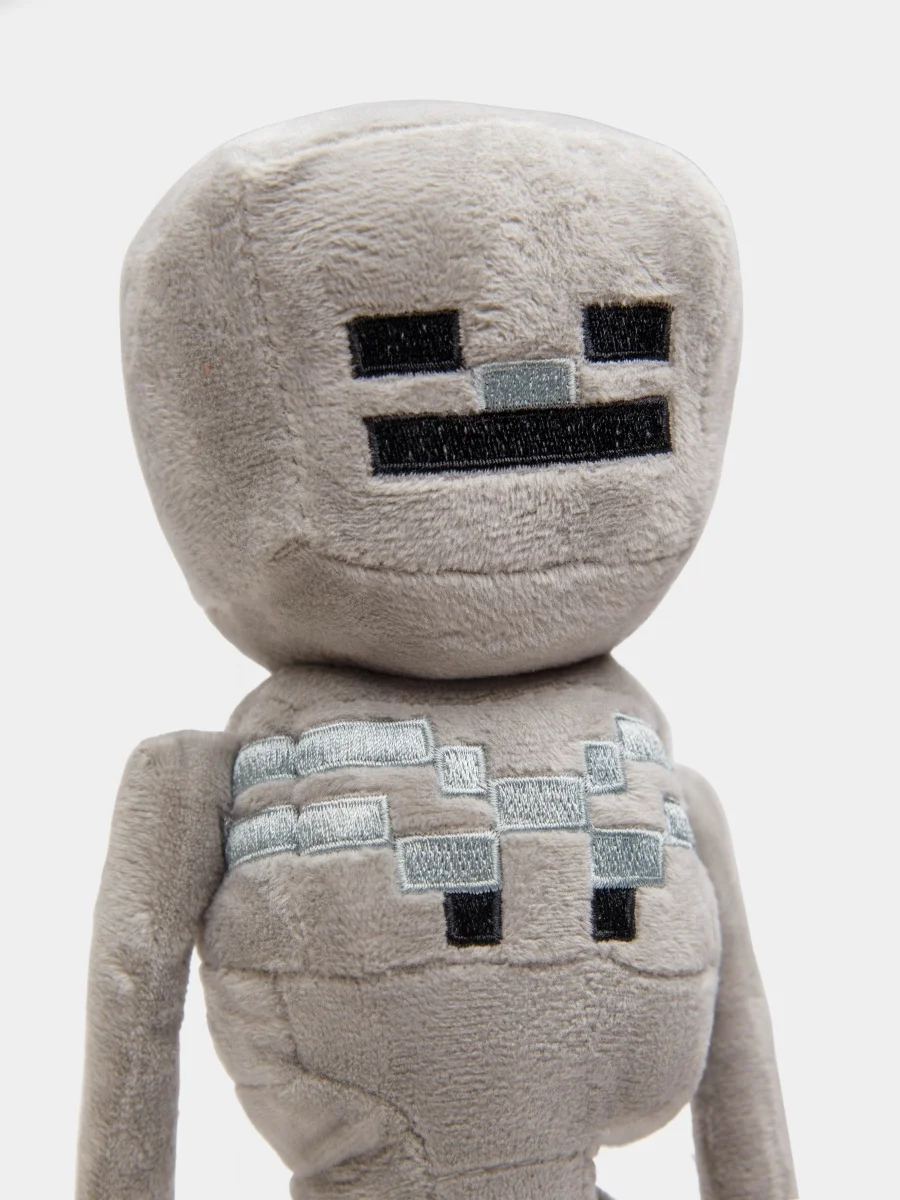 Серебряный мягкая игрушка персонажи Minecraft (Майнкрафт) плюшевый Крипер, Паук, Скелет, Странник др