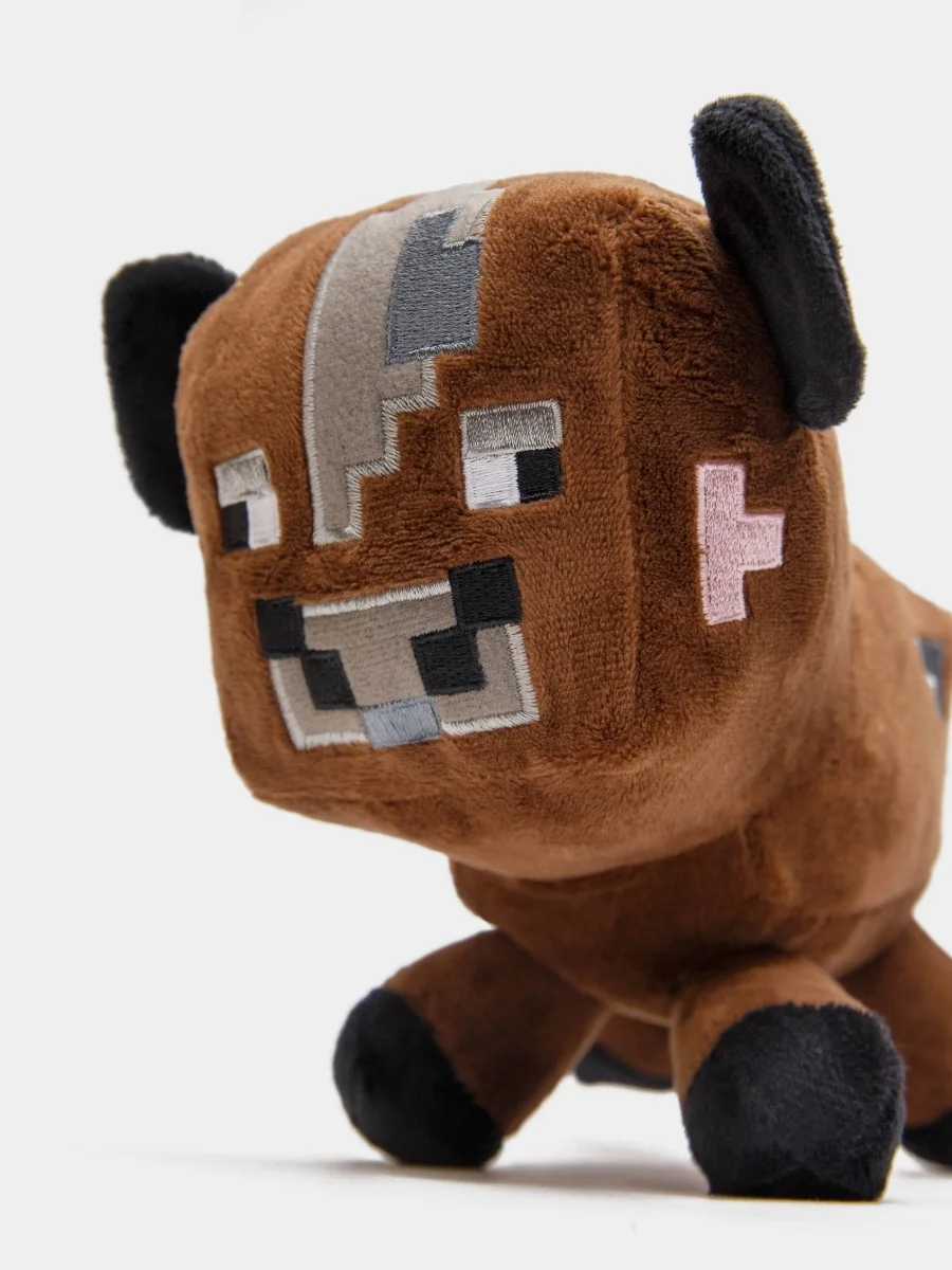 Тёмно-коричневый мягкая игрушка персонажи Minecraft (Майнкрафт) плюшевый Крипер, Паук, Скелет, Странник др