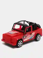Красный игрушка машинка "Джип" инерционная
