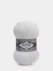 Белый пряжа Alize Superlana Maxi (Ализе Суперлана МАКСИ)