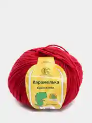 Бордовый пряжа Камтекс "Карамелька" 50гр.175м. (100% акрил)