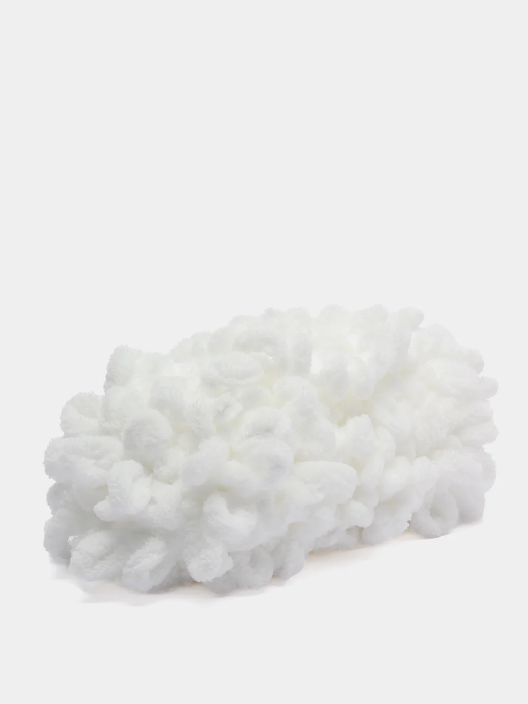Белый пряжа Alize Puffy (Ализе Пуффи)