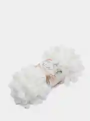 Белый пряжа Alize Puffy (Ализе Пуффи)