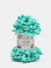 Мятный пряжа Alize Puffy (Ализе Пуффи)