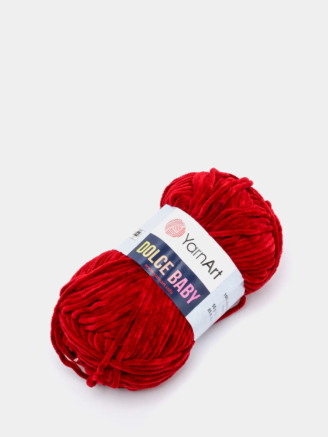 Бордовый плюшевая пряжа YarnArt Dolce Baby (ЯрнАрт Дольче Бэби)