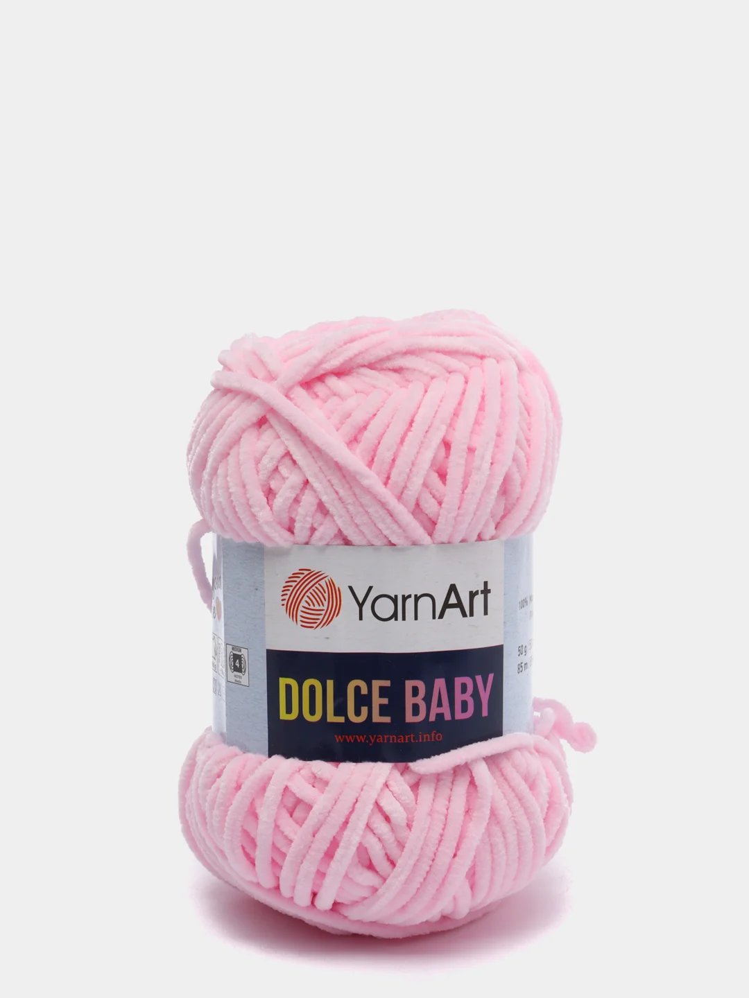 Розовый плюшевая пряжа YarnArt Dolce Baby (ЯрнАрт Дольче Бэби)