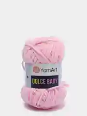 Розовый плюшевая пряжа YarnArt Dolce Baby (ЯрнАрт Дольче Бэби)