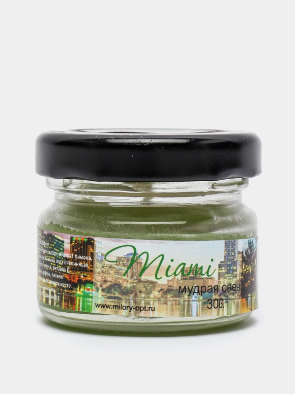 Свеча СПА Milory Miami, 30 г