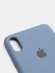 Синий меланж чехол для iPhone, кремовые цвета, мягкий внутри
