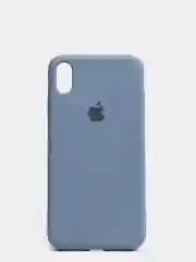 Синий меланж чехол для iPhone, кремовые цвета, мягкий внутри