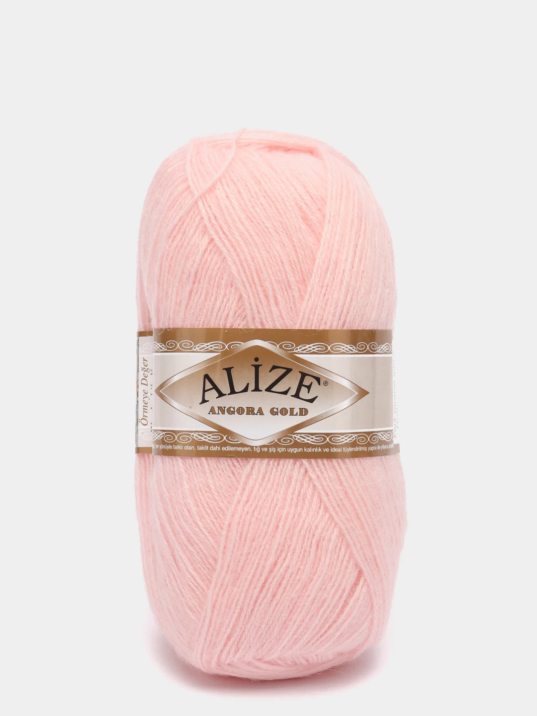 Пудровый пряжа Alize Angora Gold (Ализе Ангора Голд)