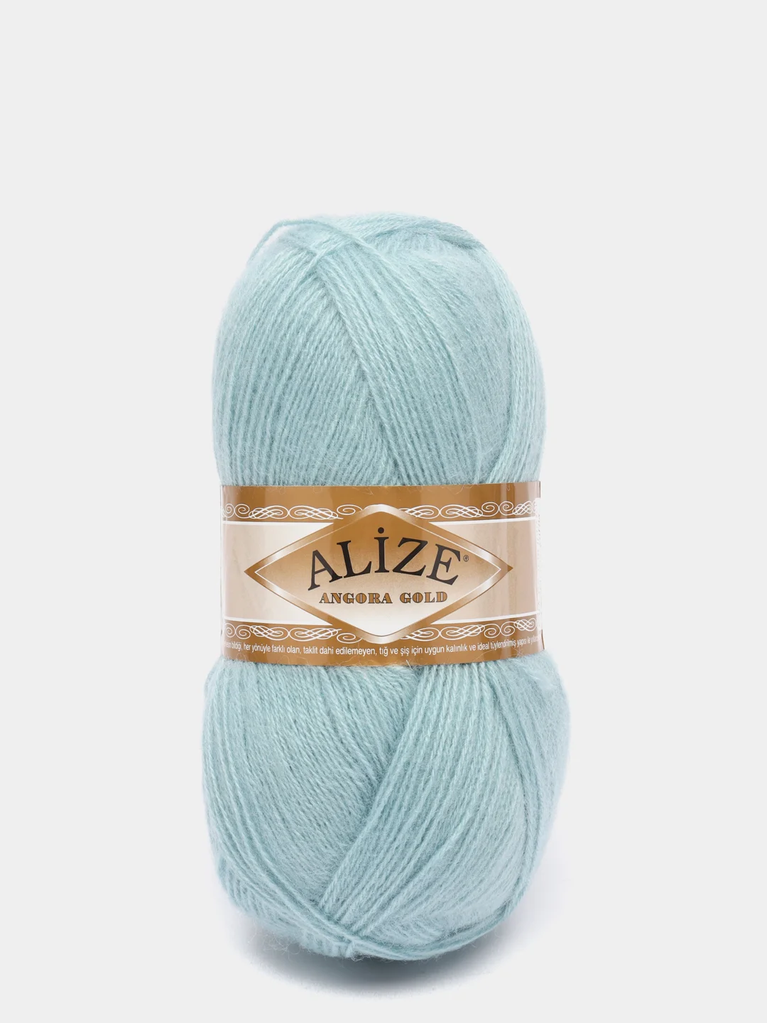 Мятный пряжа Alize Angora Gold (Ализе Ангора Голд)
