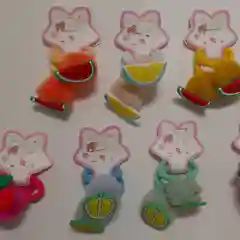 Алый детские резинки парные