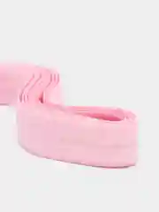 Розовый косая бейка, эластичная