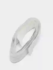 Серебряный косая бейка, эластичная
