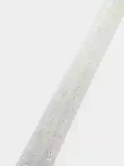 Серебряный косая бейка, эластичная