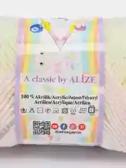 Желтый пряжа Alize Sekerim Bebe batik (Ализе Шекерим Беби батик)